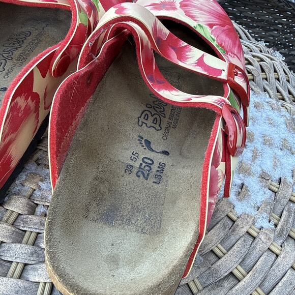 Birki’s by Birkenstock Women's 8 US 39 EU Maria Floral slip on Clogs Open Heel - Picture 5 of 15